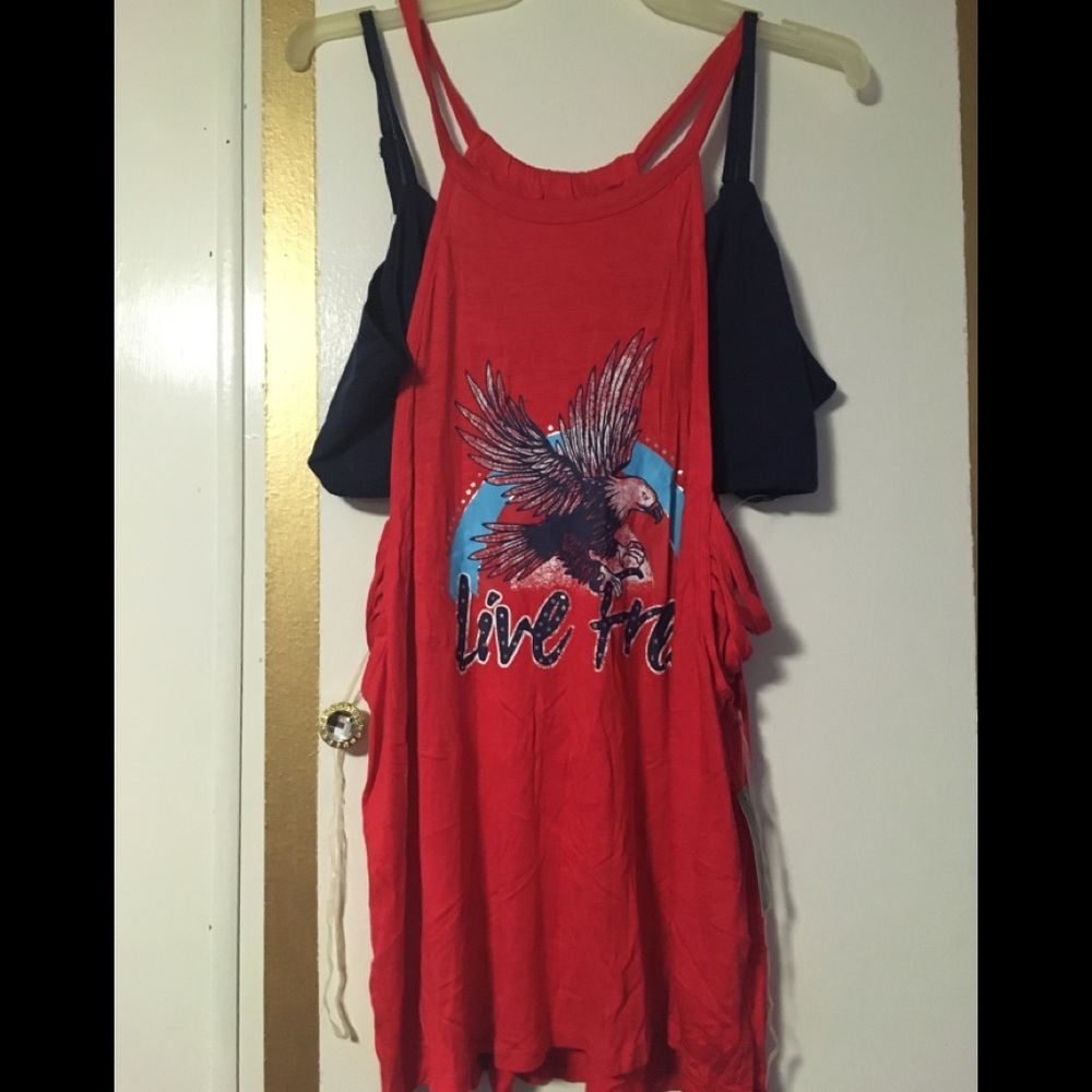 🌼5 for$25🌼NWT Racerback tip with barlette